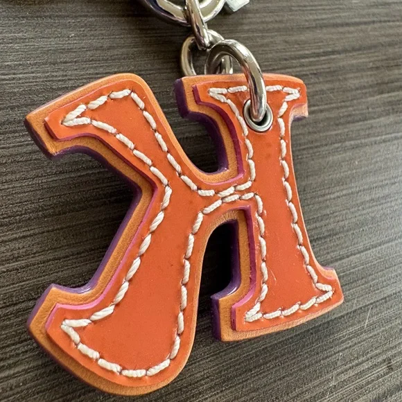 RESERVED Coach Letter K Leather Bag Charm - Picture 7 of 10